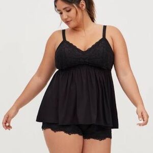 Torrid lace super soft babydoll